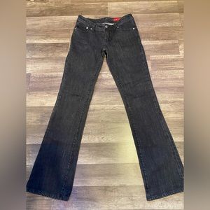 Seven 7 clinic flare black jeans